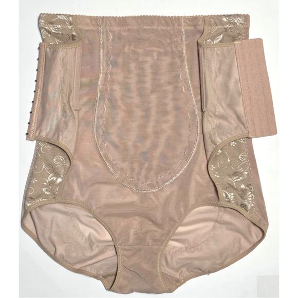 ABLESA Shapewear Tummy Control Stomach Shapewear With Girdle Tan XXXL - Picture 6 of 11